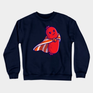 Cute Sausage Super Hero Cartoon Crewneck Sweatshirt